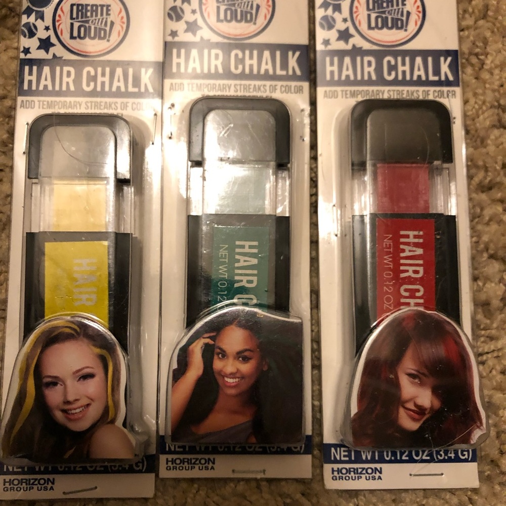 Brand New 3 PC Hair Chalk